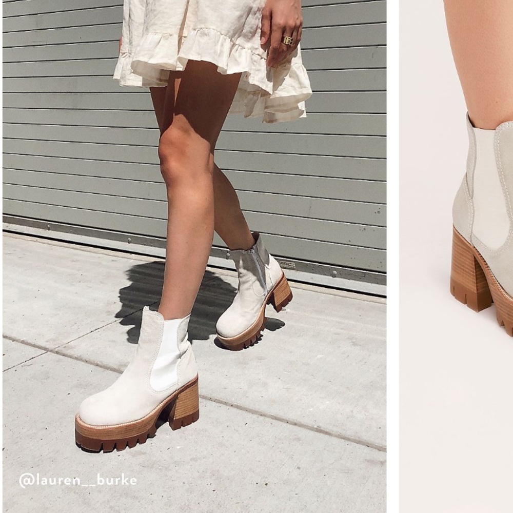 Free People Preston Platform Ankle Boots